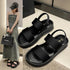 Double Strap Sling Back Sliders